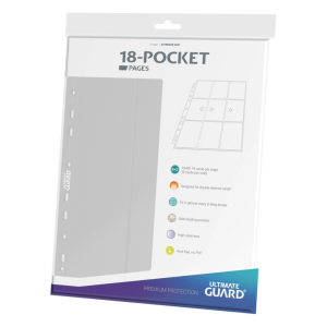 Stranice za binder - Ultimate Guard (18 pocket) Premium Protection Pages - bijele