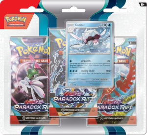 Pokemon Paradox Rift 3 pack Blister - Cetitan