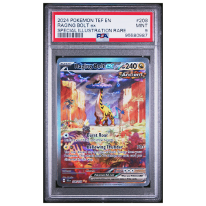 2024 Pokemon TEF EN Raging Bolt ex SIR #208 PSA 9
