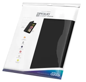 Ultimate Guard Zipfolio Binder za 480 karata (12 pocket) crni