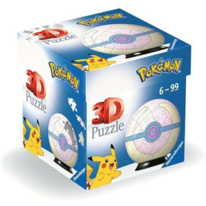 Pokemon Ravensburger 3d puzzle- 55 puzzli- Heal Ball