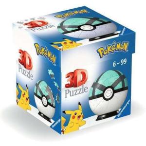 Pokemon Ravensburger 3d puzzle- 55 puzzli- Net Ball