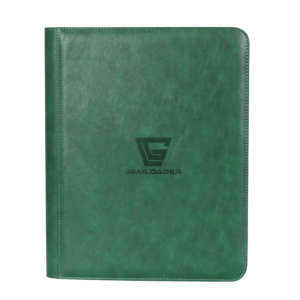 GEMLOADER Premium 3''X4'' toploader binder [216 pockets 3X3] - zeleni