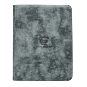 GEMLOADER Premium 3''X4'' toploader binder [216 pockets 3X3] - sivi