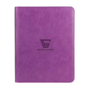GEMLOADER Premium 3''X4'' toploader binder [216 pockets 3X3] - ljubičasti