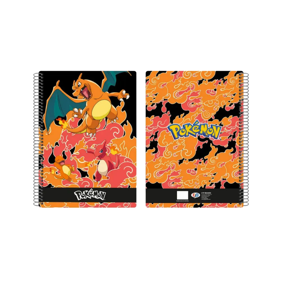 Pokemon A4 bilježnica- Charmander Evolution