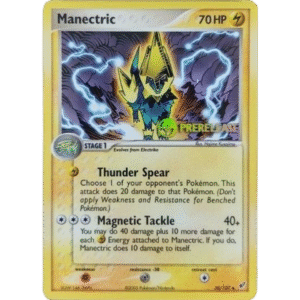 Pokemon Manectric (DX 38)- Prerelease stamped