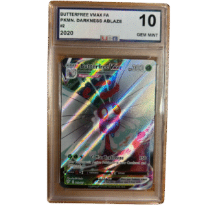 Pokemon 2020 Butterfree VMAX Darkness Ablaze #002- UCG 10