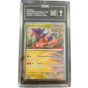 Pokemon Koraidon TEF Gamestop Stamp #119 - TAG 9