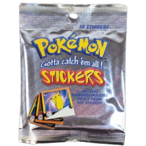 Pokemon 1999 naljepnice Artbox Series 1
