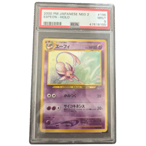 Pokemon 2000 PM Japanese Neo 2 Espeon-holo #196- PSA 9