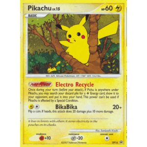 Pokemon Pikachu Lv.15 (DPPR 16)
