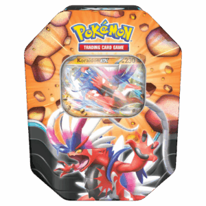 Pokemon Slashing Legends Tins: Koraidon ex Tin