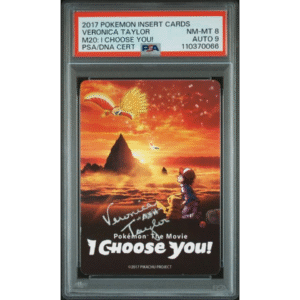 Pokemon 2017 Insert Cards Veronica Taylor signed- AUTO 9