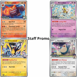 Pokemon Journey Together Staff promo- sve 4 karte