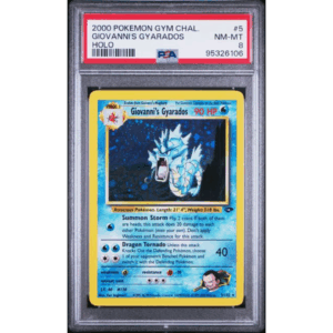 Pokemon 2000 Gym Chal Giovanni Gyarados #5- PSA8