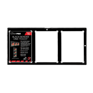Ultra Pro - 35PT 3-Card Black Border UV ONE-TOUCH Magnetic Holder