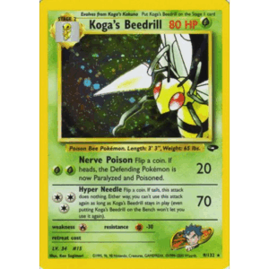Pokemon Koga's Beedrill (GC 9)