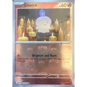 Pokemon Litwick (WHT 016)- masterball