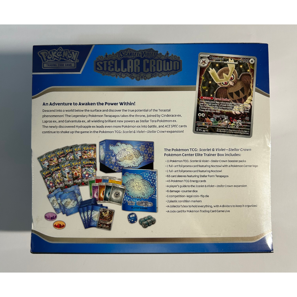 Pokemon Stellar Crown Pokémon Center Elite Trainer Box # 3 - Slika 4