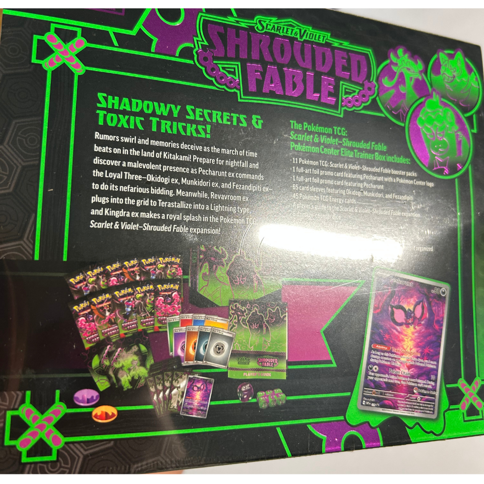 Pokemon Shrouded Fable Pokémon Center Elite Trainer Box #3 - Slika 8
