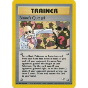 Pokemon Blaine's Quiz #1 (GH 97)