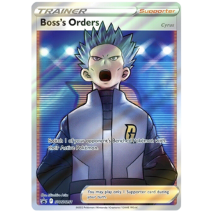 Pokemon Boss's Orders - Cyrus (SWSH 251)