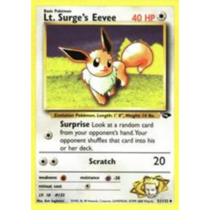 Pokemon Lt. Surge's Eevee (GC 51)