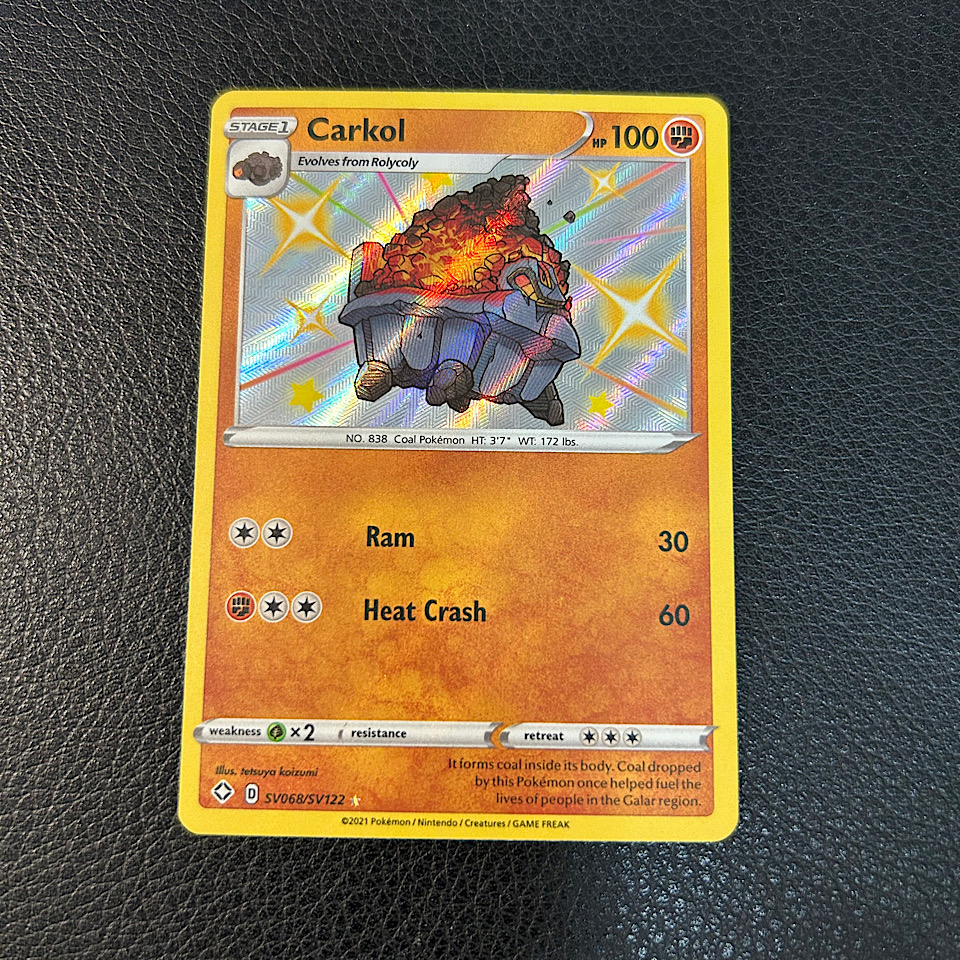 Pokemon Carkol (SHF SV68) - Slika 2