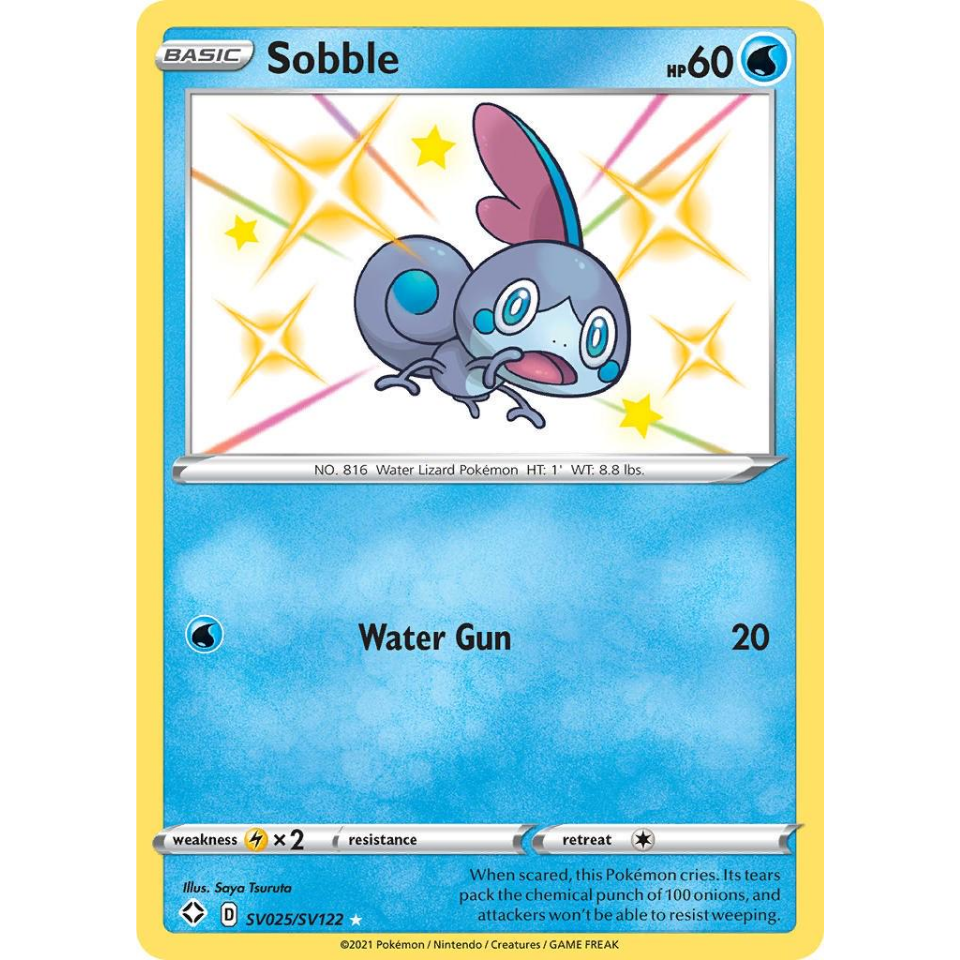 Pokemon Sobble (SHF SV25)