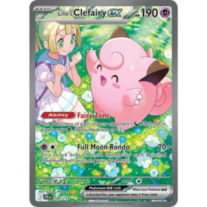 Pokemon Lillie's Clefairy ex (JTG 184)