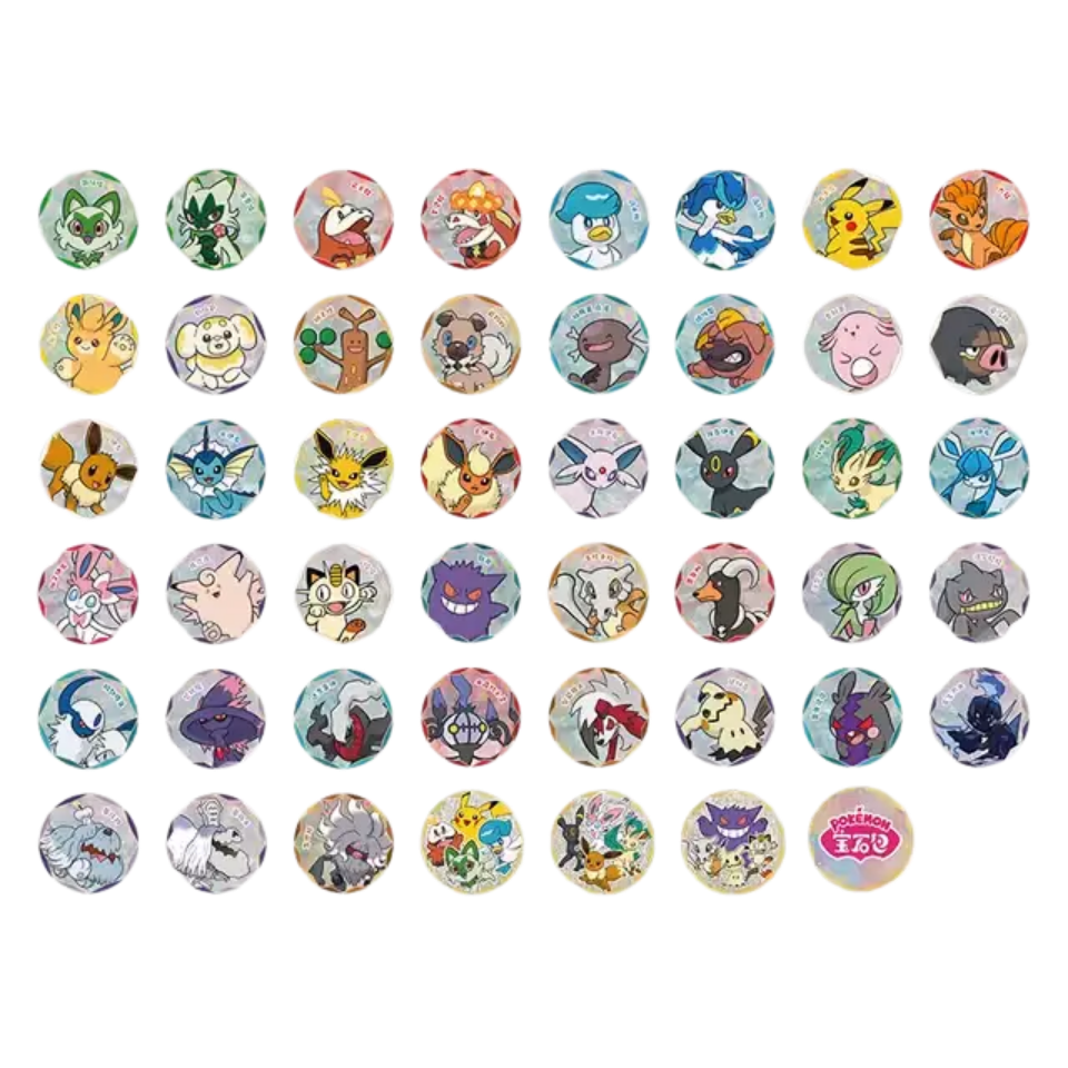 Pokemon Gem Pack Badge Set - Slika 3