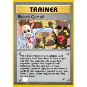 Pokemon Blaine's Quiz #1 (GH 97)