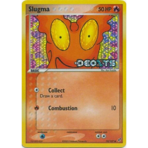 Pokemon Slugma (DX 74)- reverse