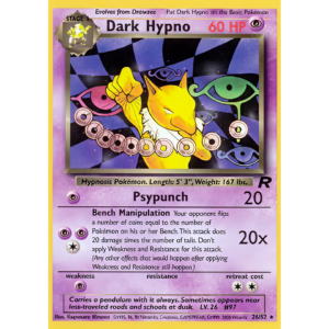 Pokemon Dark Hypno (TR 26)