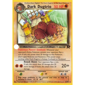 Pokemon Dark Dugtrio (TR 23)
