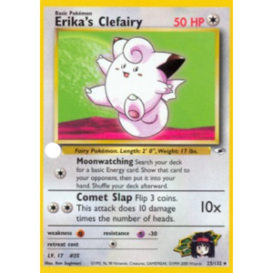 Pokemon Erika's Clefairy (GH 25)