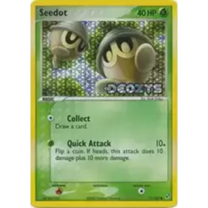 Pokemon Seedot (DX 71)- reverse