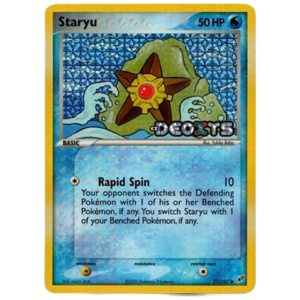 Pokemon Staryu (DX 77)- reverse