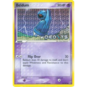 Pokemon Beldum (DX 55)- reverse