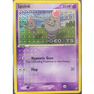 Pokemon Spoink (DX 76)- reverse