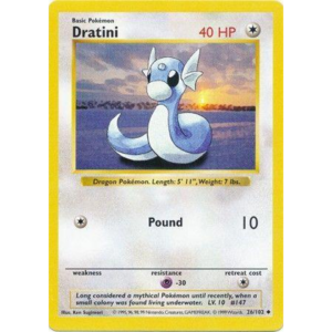 Pokemon Dratini (BS 26)- shadowless