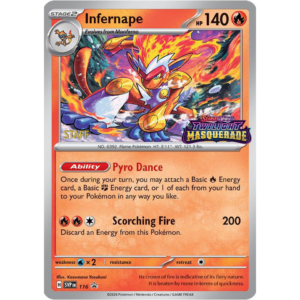 Pokemon Infernape (SVP 116)- staff promo