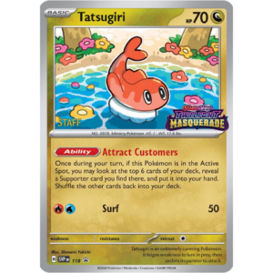 Pokemon Tatsugiri (SVP 118)- staff promo