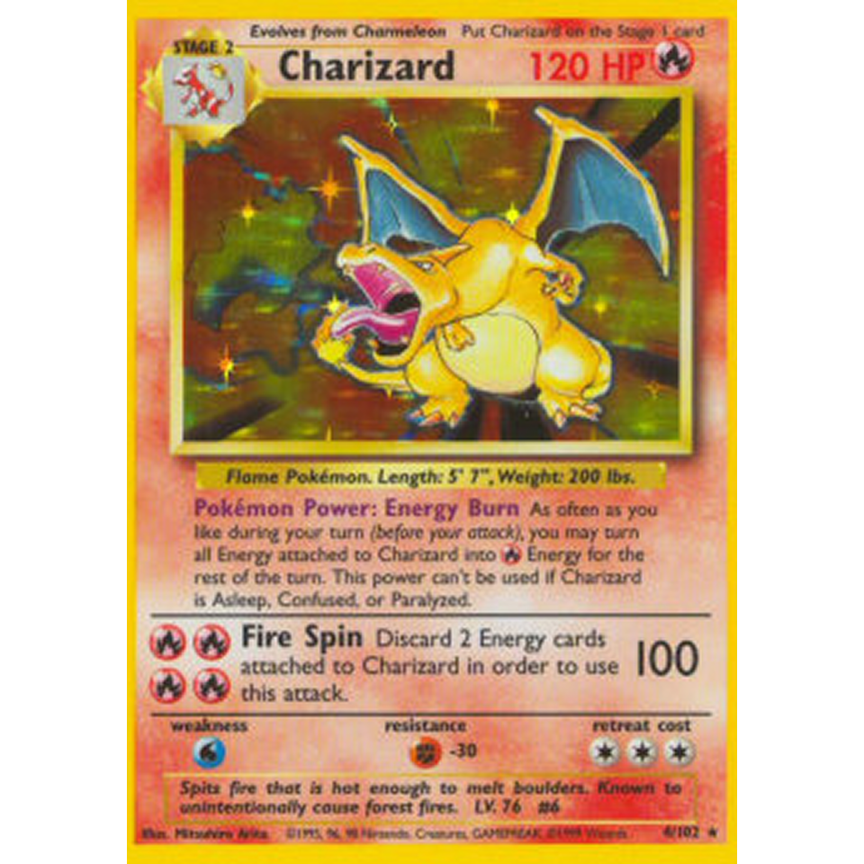 Pokemon Charizard (BS 4)