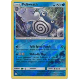 Pokemon Poliwrath (SUM 32)- reverse