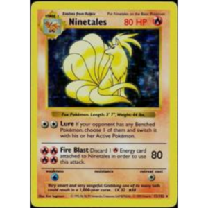 Pokemon Ninetales (BS 12)- shadowless