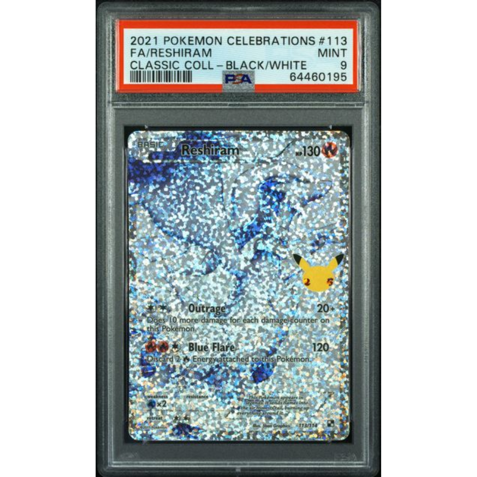 Pokemon Reshiram (CEL BLW 113)- PSA 9