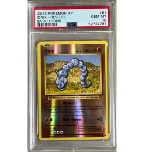 Pokemon Onix (EVO 61)- PSA 10