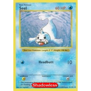 Pokemon Seel (BS 41)- shadowless